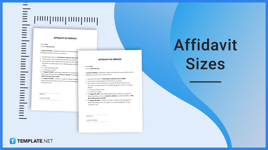affidavit-size