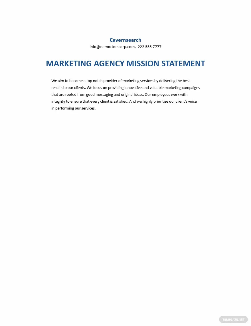 Mission Statement Ideas Examples 2023