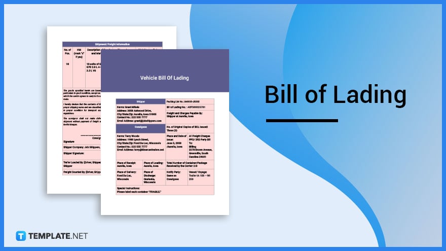 bill-of-lading