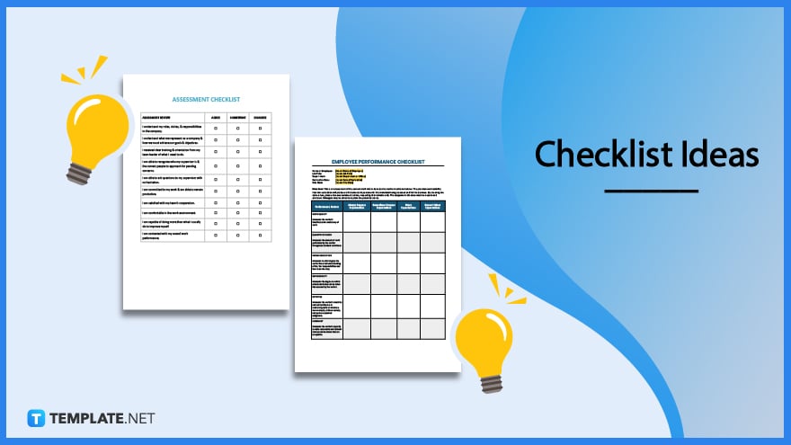 checklist-ideas
