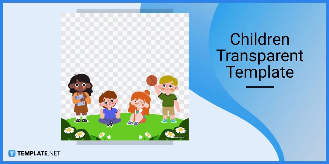 children transparent template