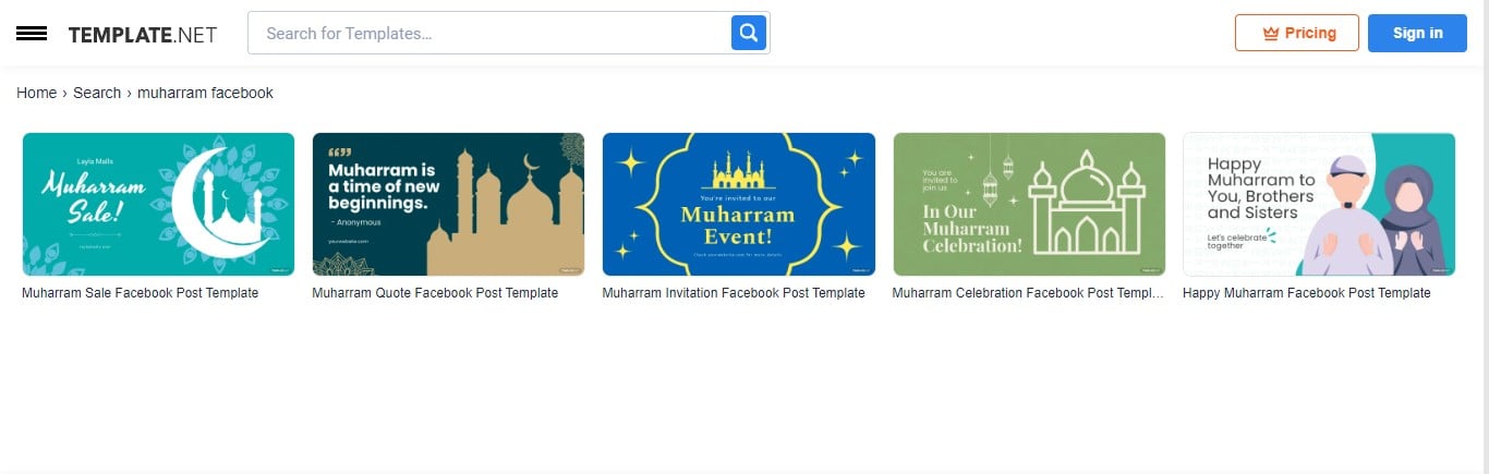 choose-a-muharram-facebook-post-template