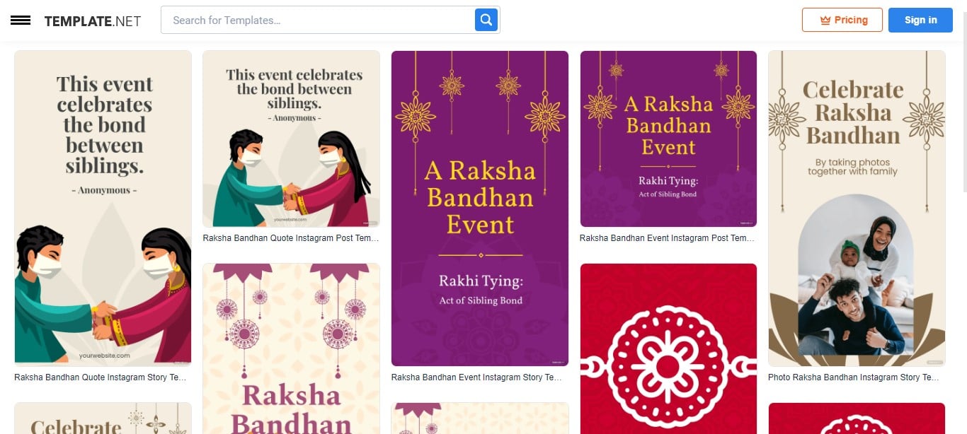 choose-a-raksha-bandhan-instagram-post-template
