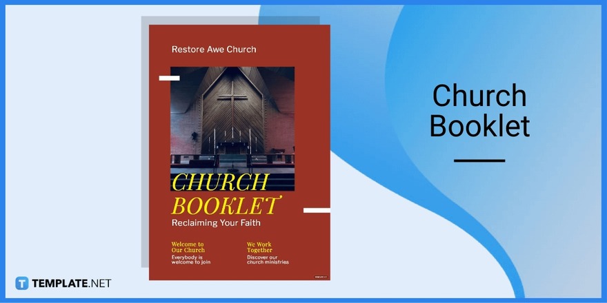 church booklet template