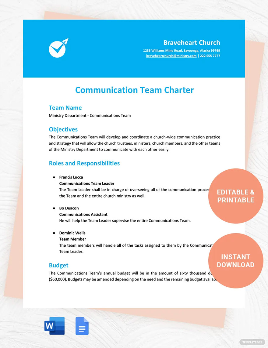 communication-team-charter-ideas-and-examples