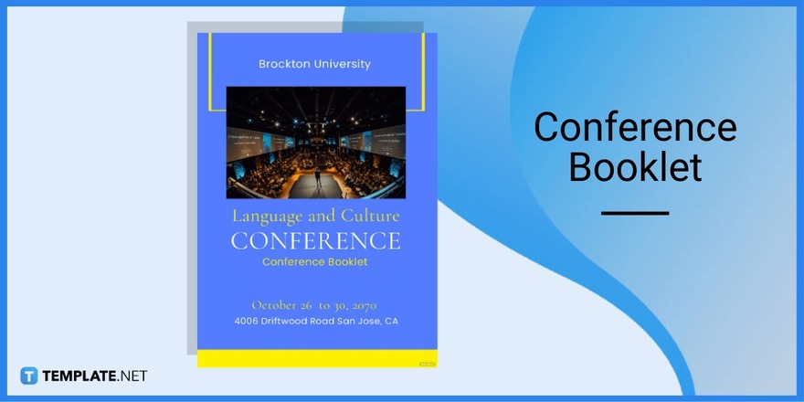 conference booklet template