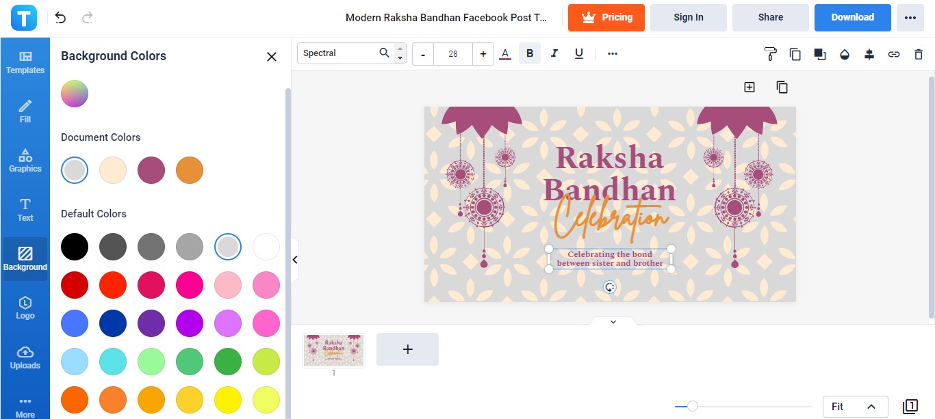 customize-the-background-color-of-your-raksha-bandhan-post-