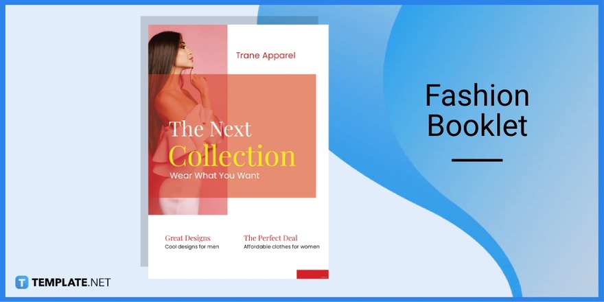 fashion booklet template