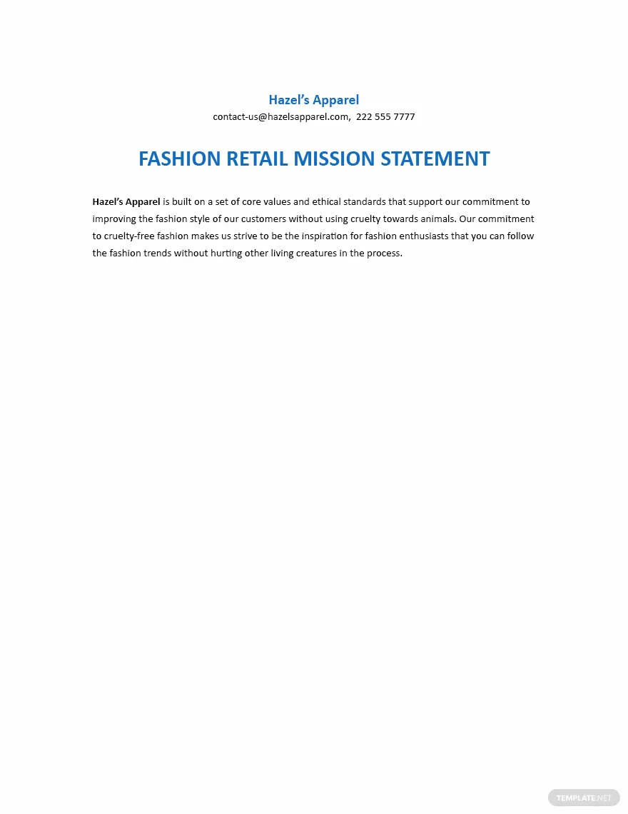 fashion-mission-statement