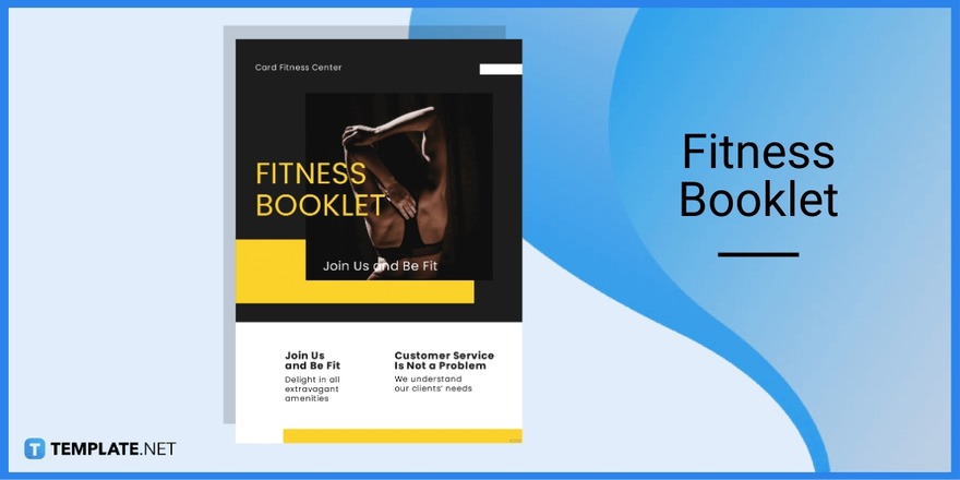 fitness booklet template