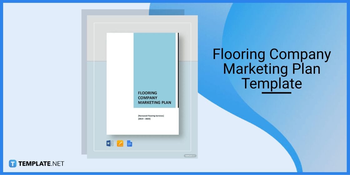 flooring company marketing plan template