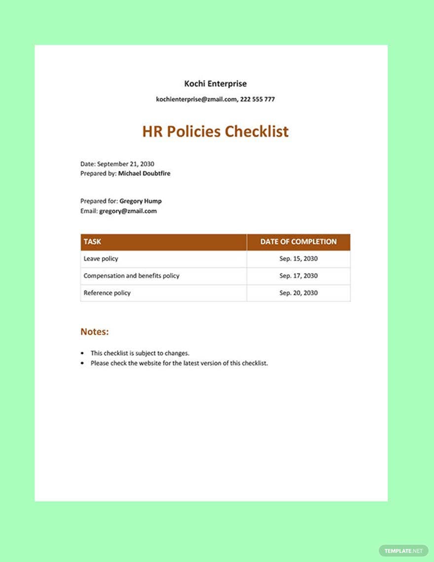 hr-policies-checklist-template-2