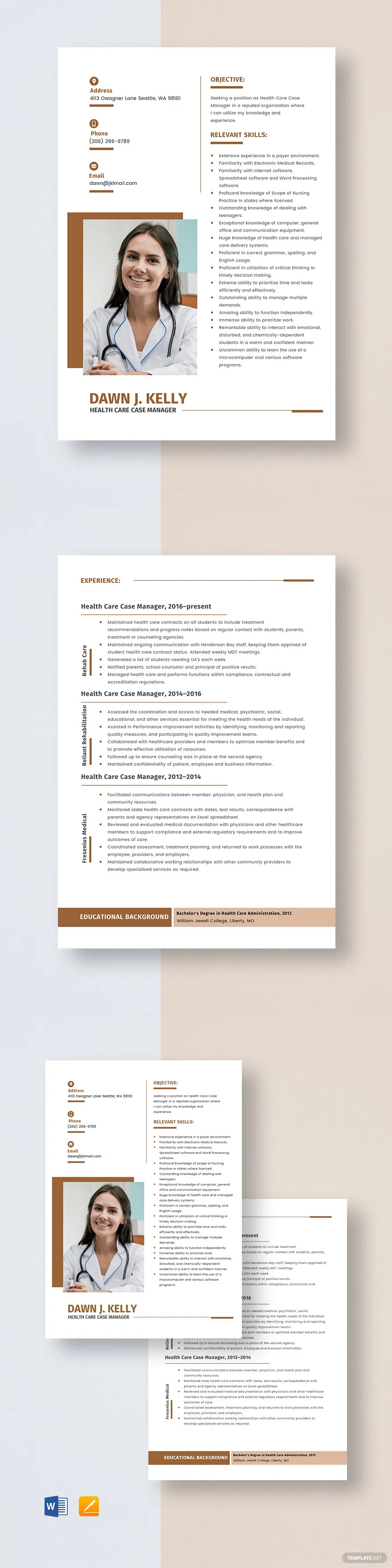 healthcare resume