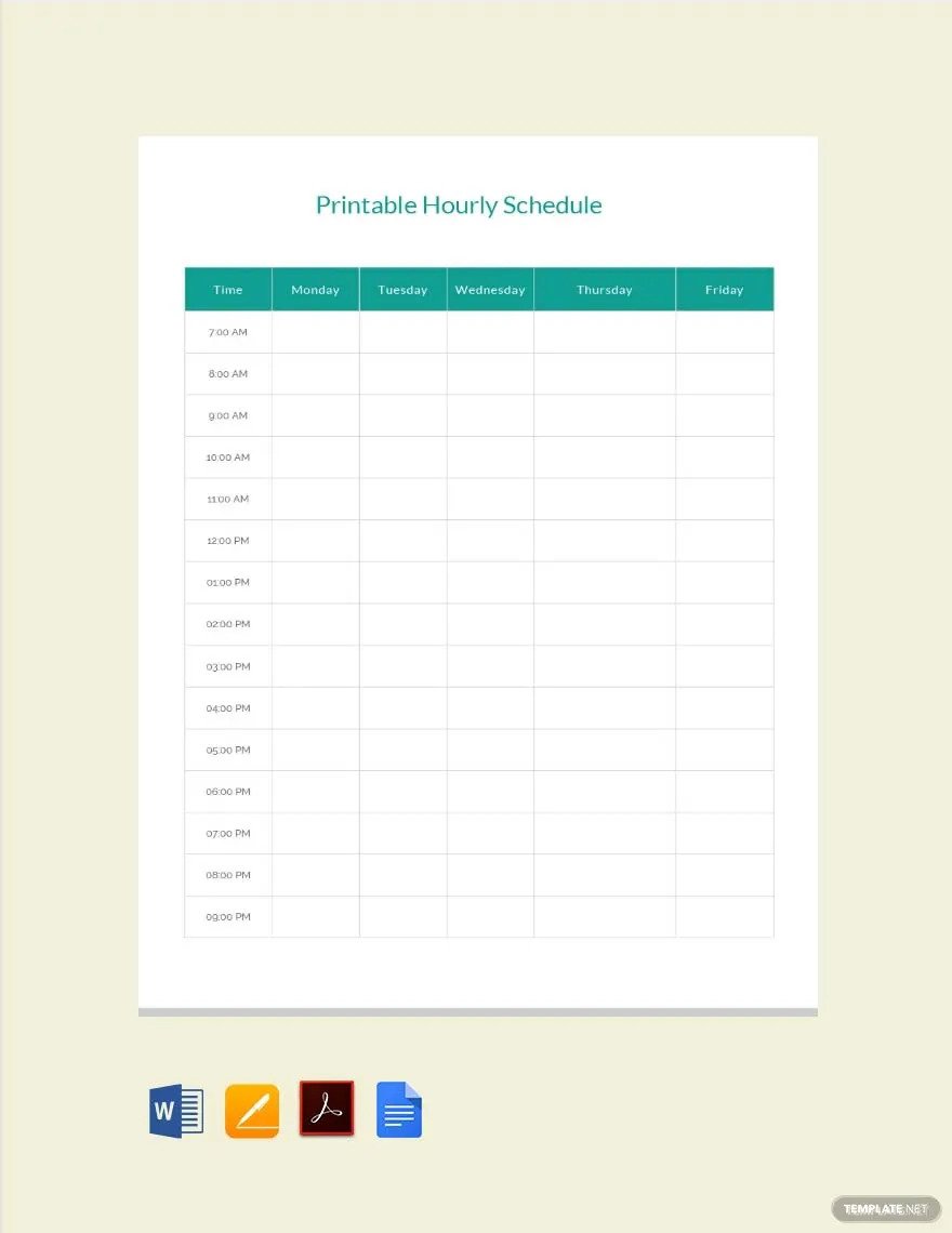 hourly-schedule-ideas-and-examples