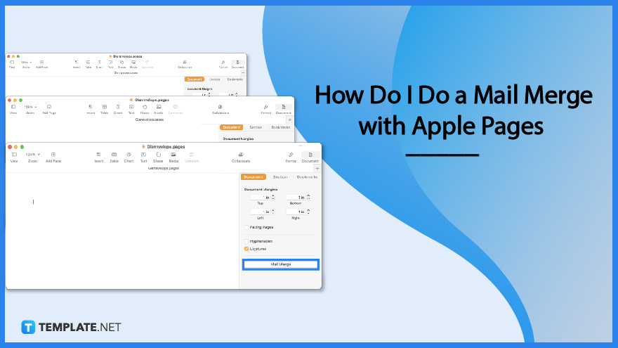 mac pages mail merge