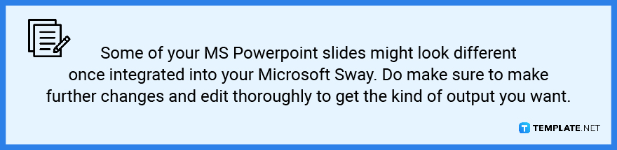 how do you change a powerpoint to sway note