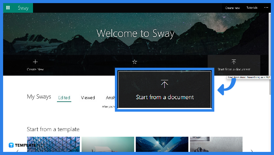 how do you change a powerpoint to sway step