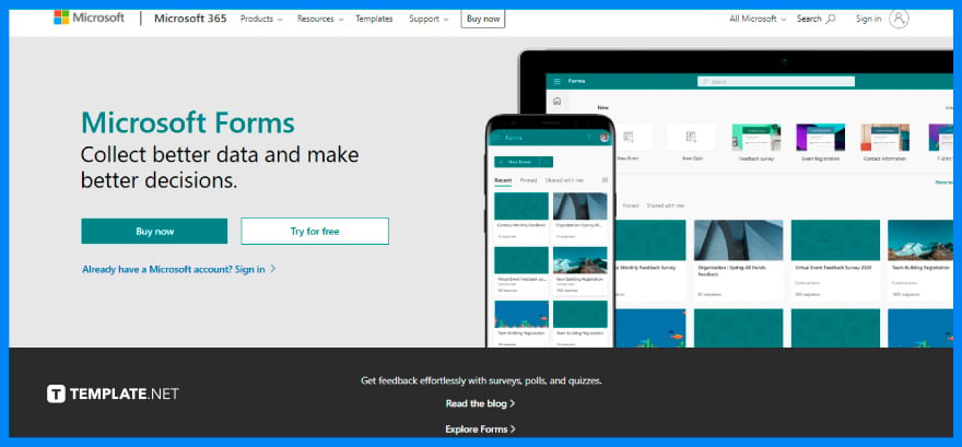 how to access microsoft forms step