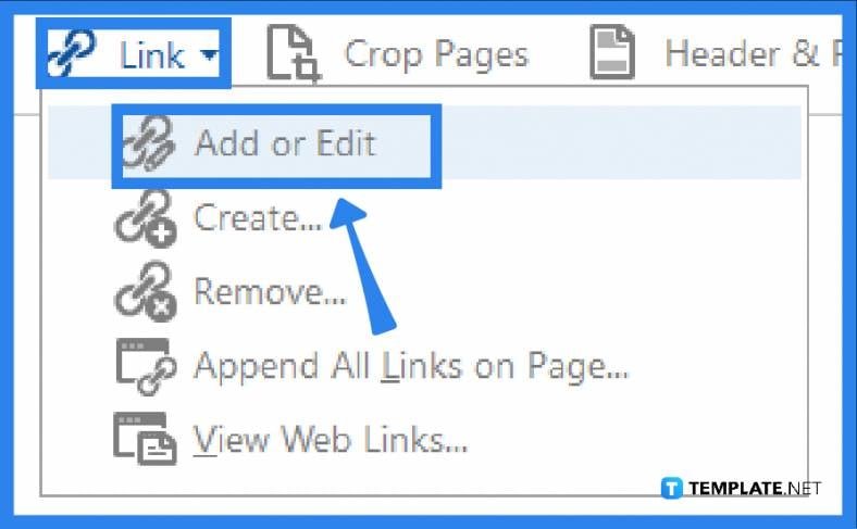 How to Add Hyperlink to PDF - Step 2