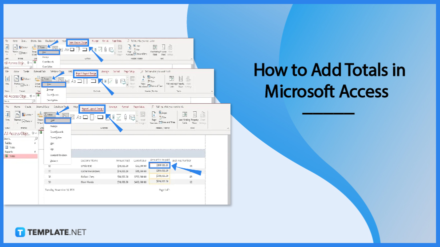 How To Add Totals In Microsoft Access