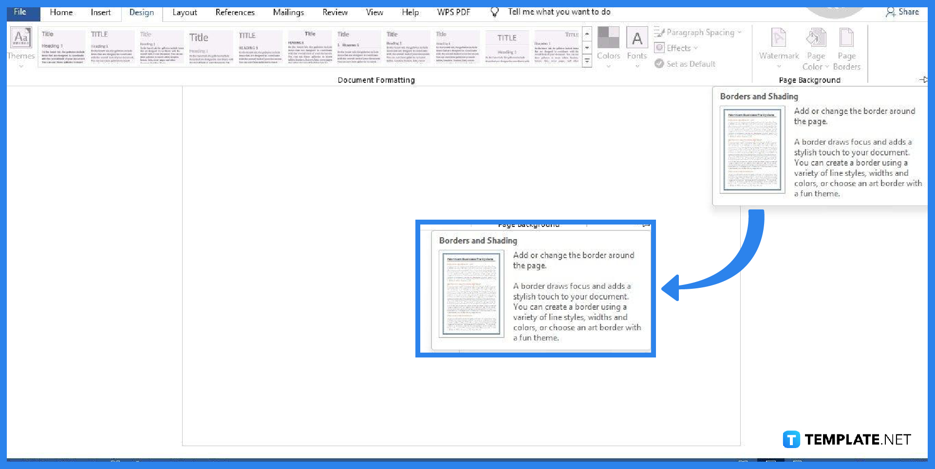 how-to-add-a-border-in-microsoft-word-step-2
