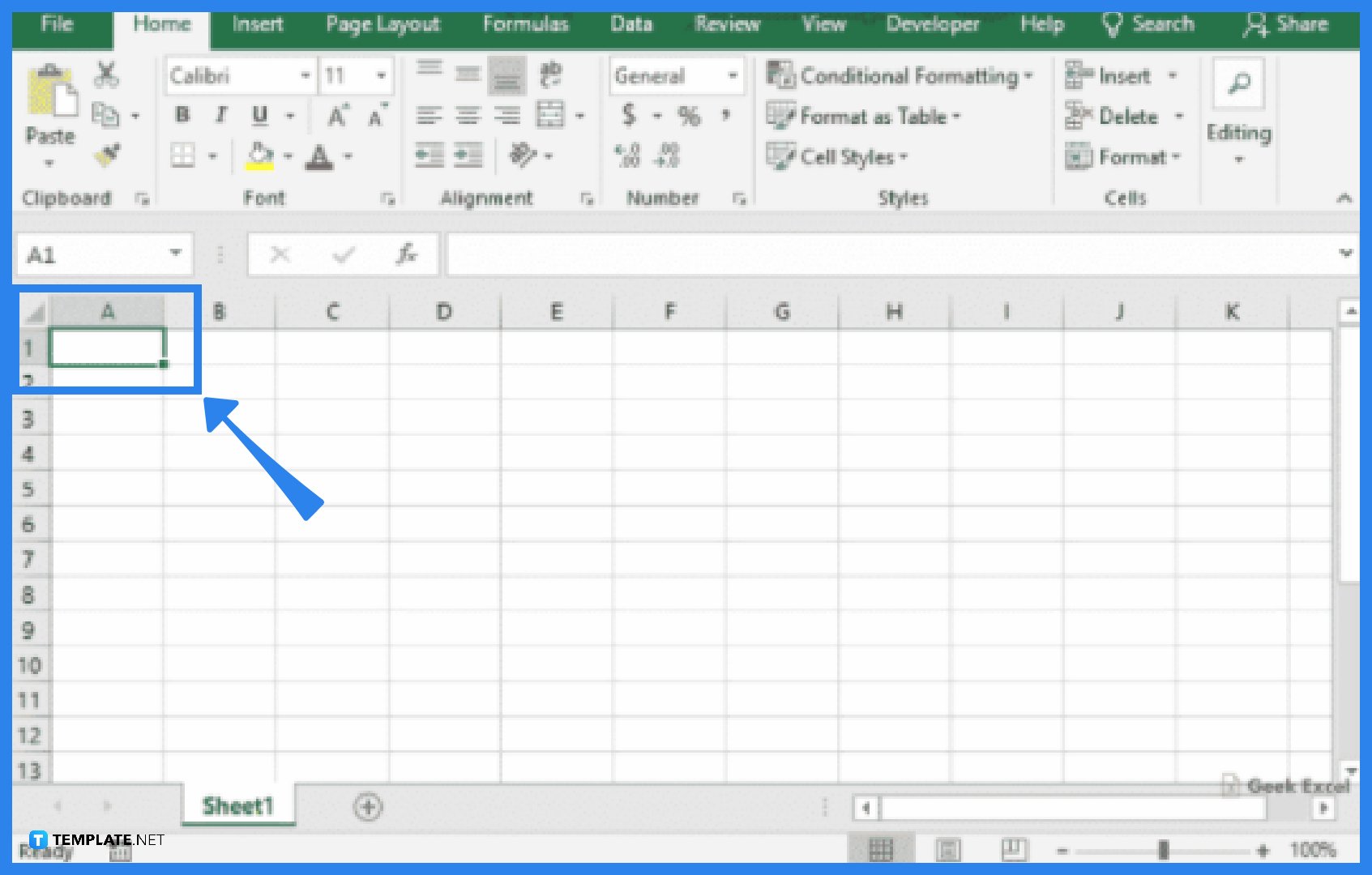 how to add a row in microsoft excel step 0