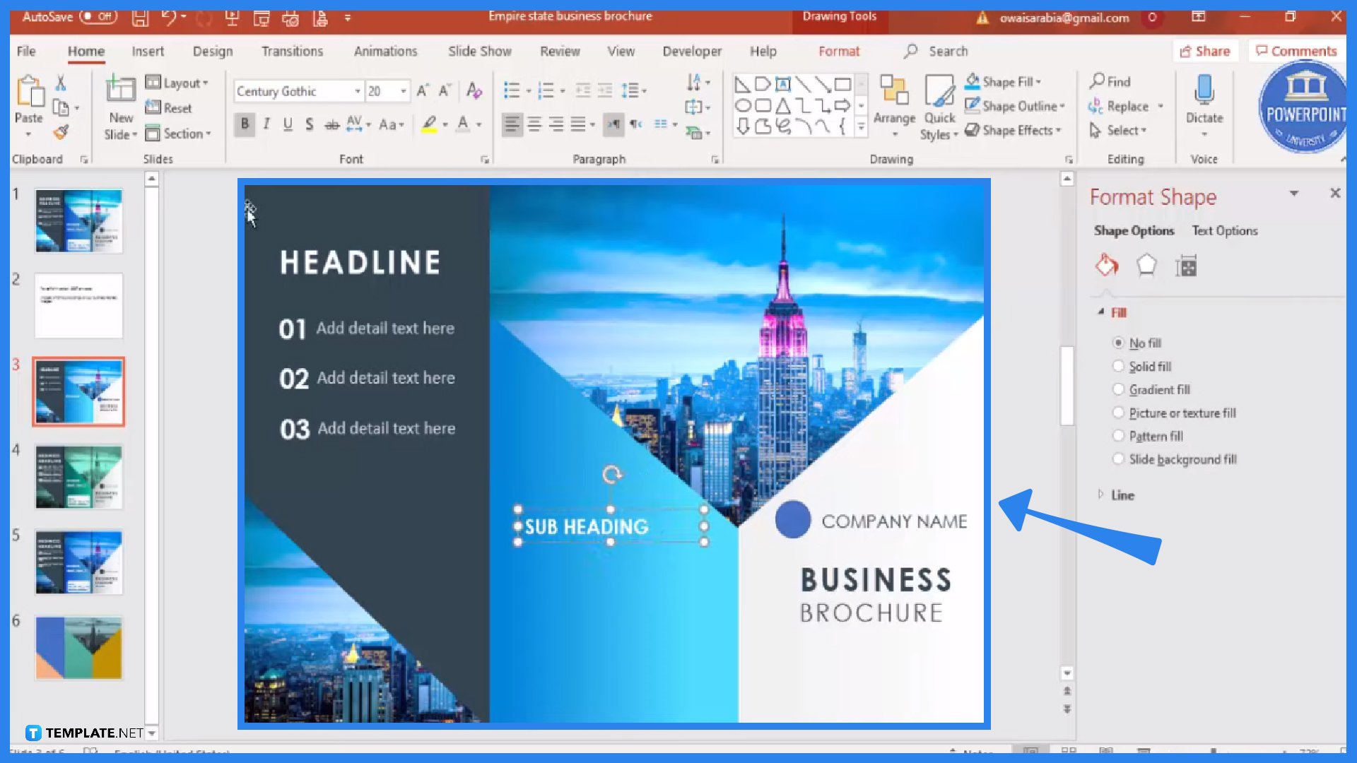 how-to-build-a-brochure-in-microsoft-powerpoint-step-2