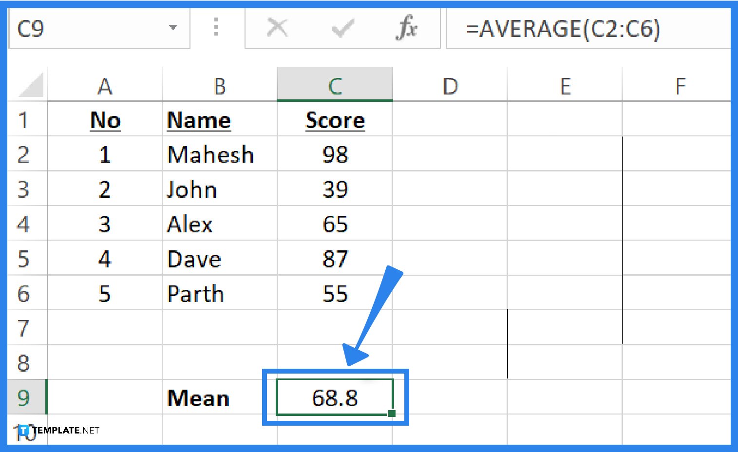how-to-calculate-mean-in-microsoft-excel-step-01