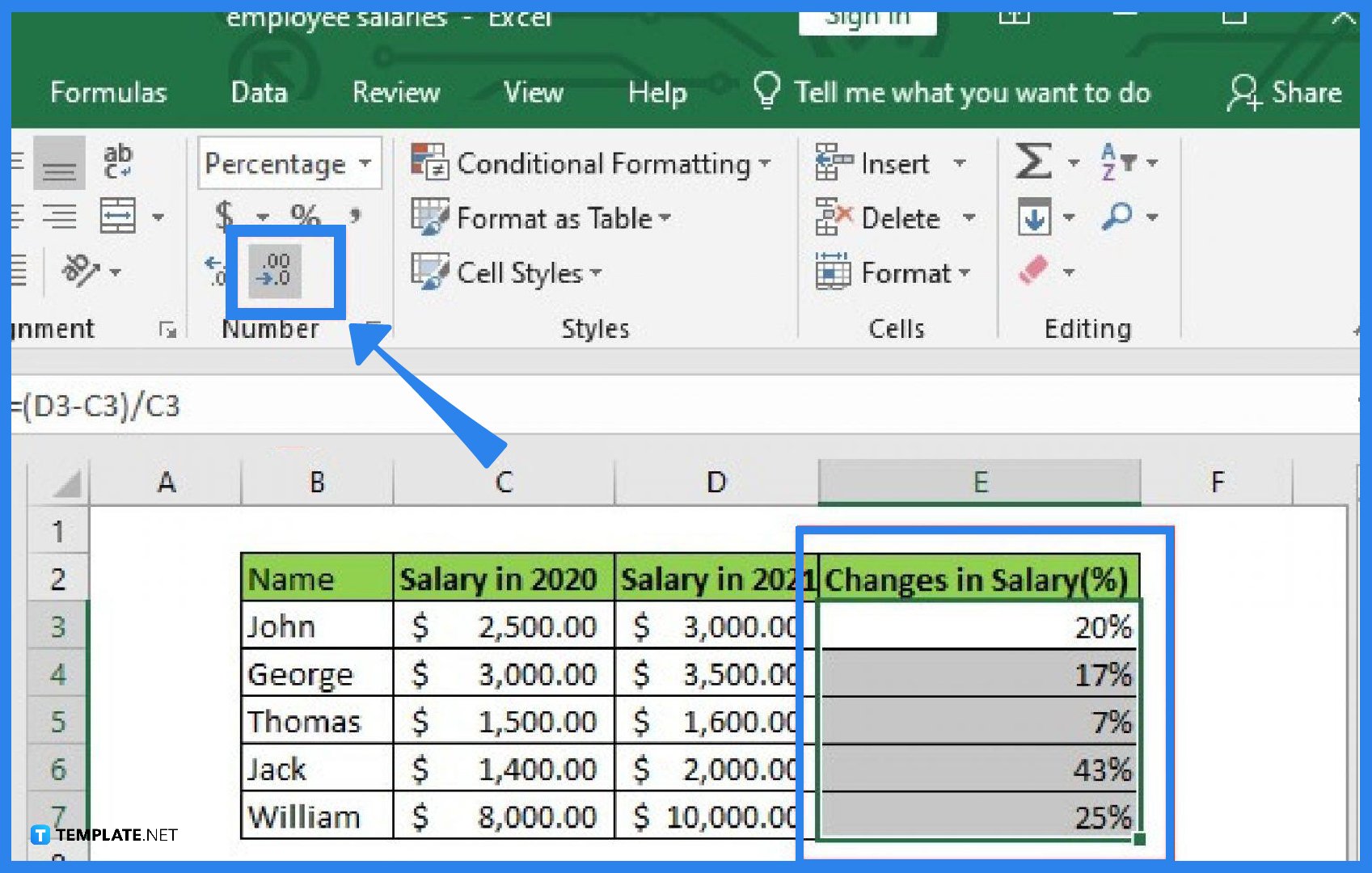 how-to-calculate-percentage-in-microsoft-excel-step-1
