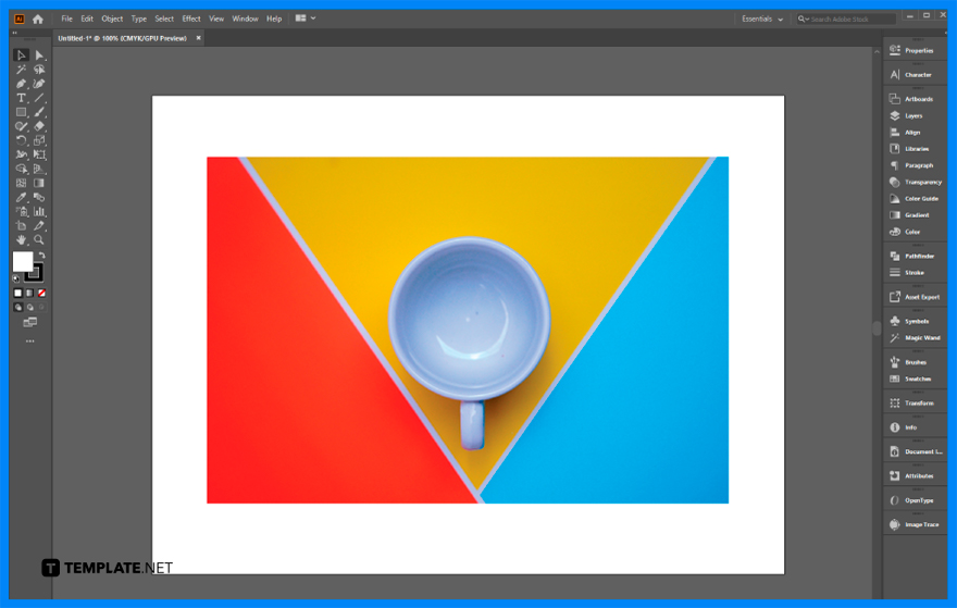 How to quickly change the color of a PNG file in Adobe Illustrator 