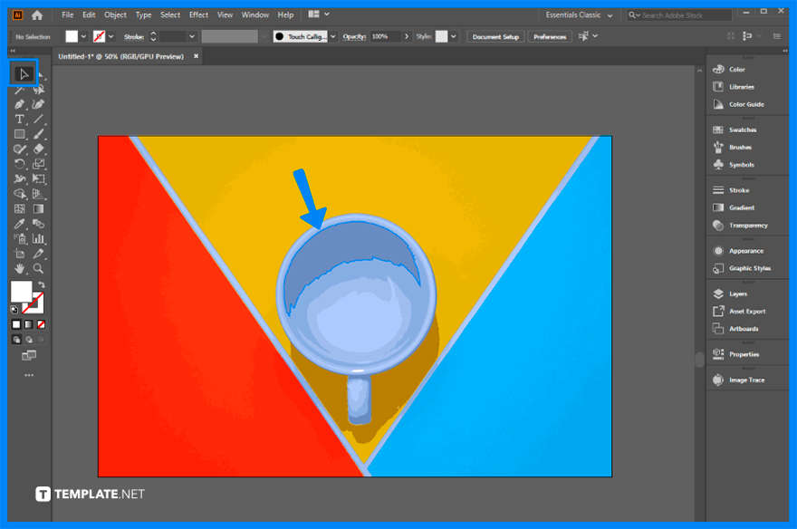 how to change png color in adobe illustrator step