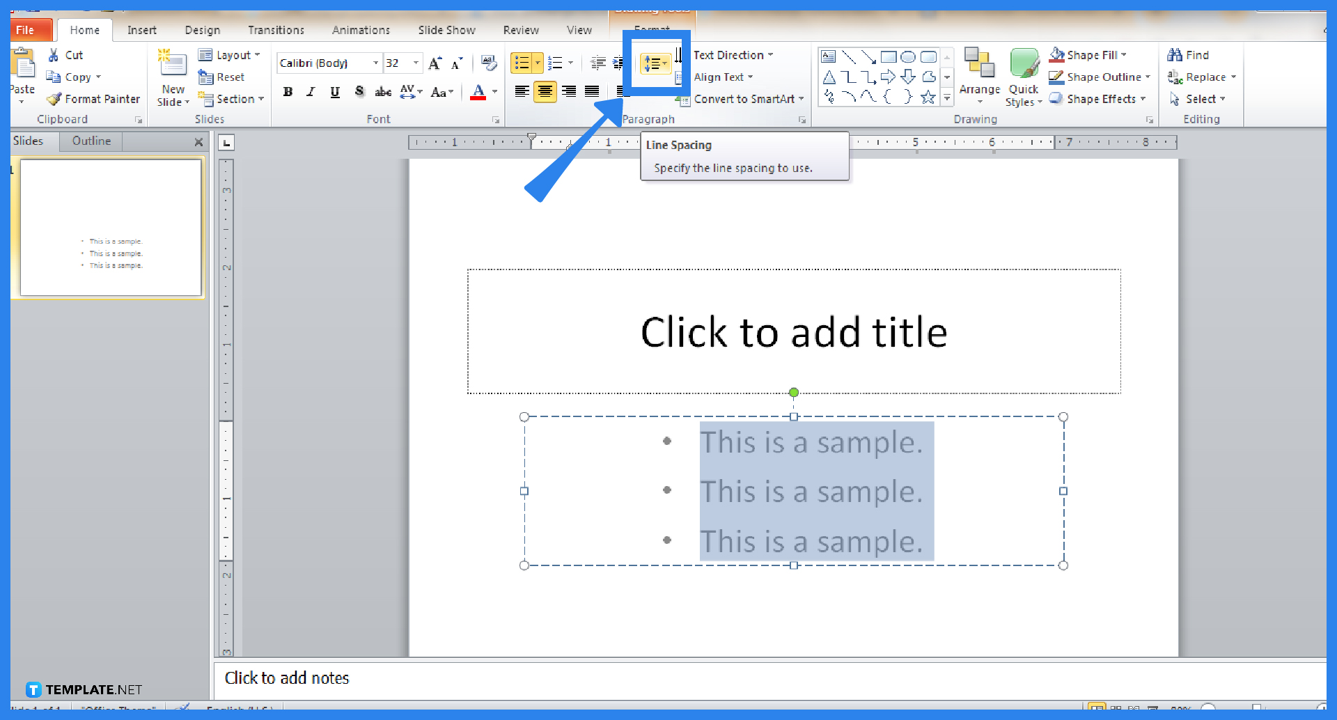 how to change spacing between bullets microsoft powerpoint step