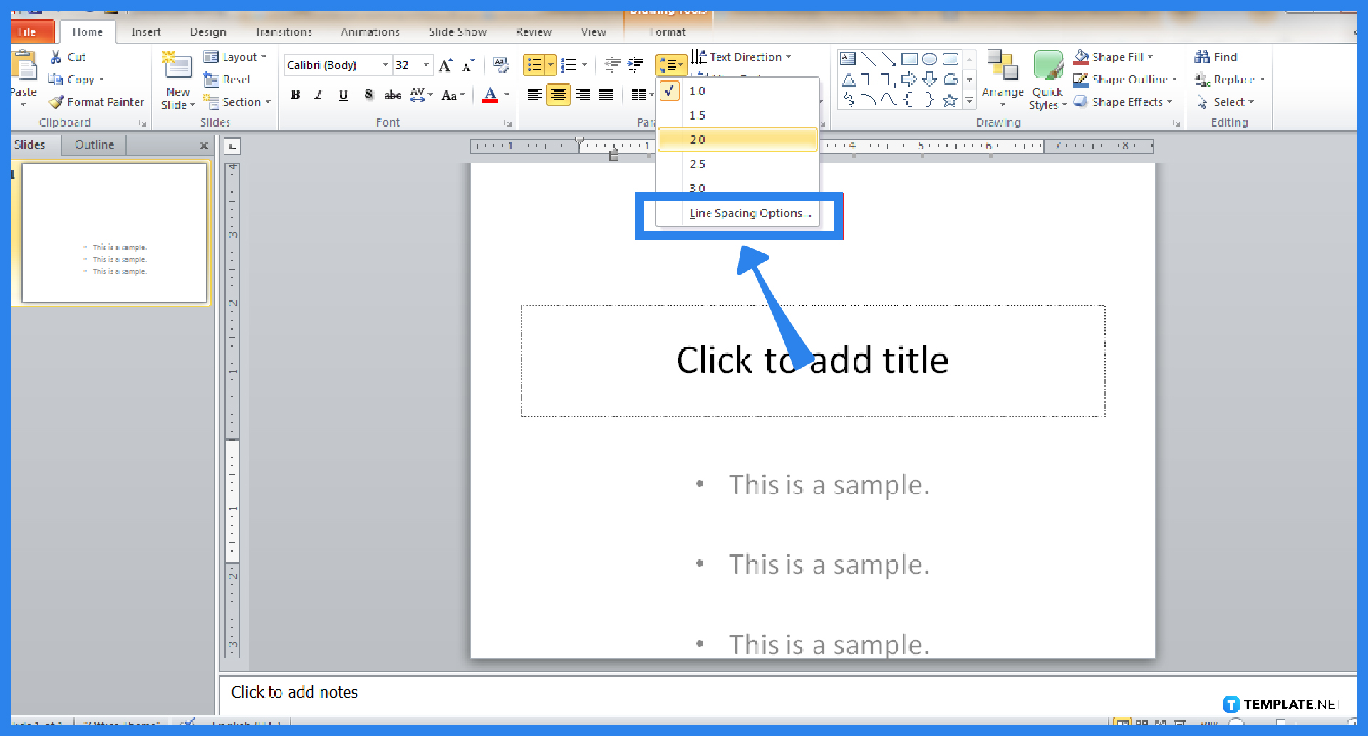 how to change spacing between bullets microsoft powerpoint step