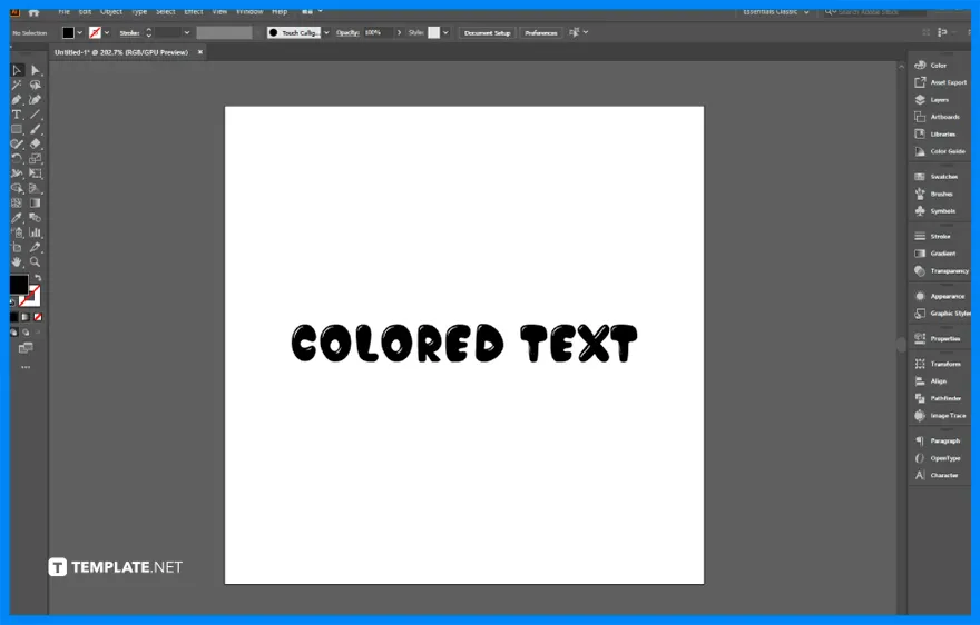 How To Change Text Color In Adobe Illustrator