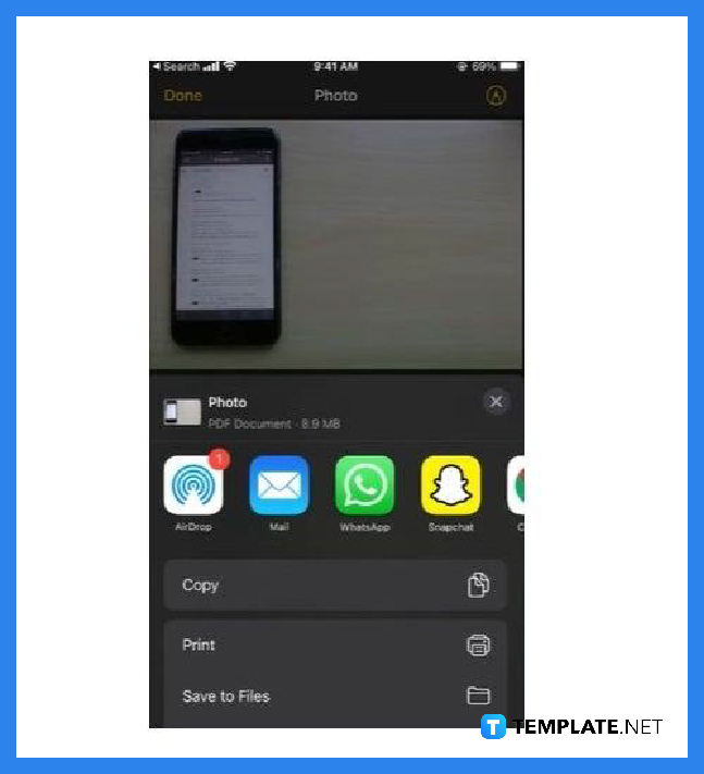 How to Convert iPhone Photo to PDF - Step 4