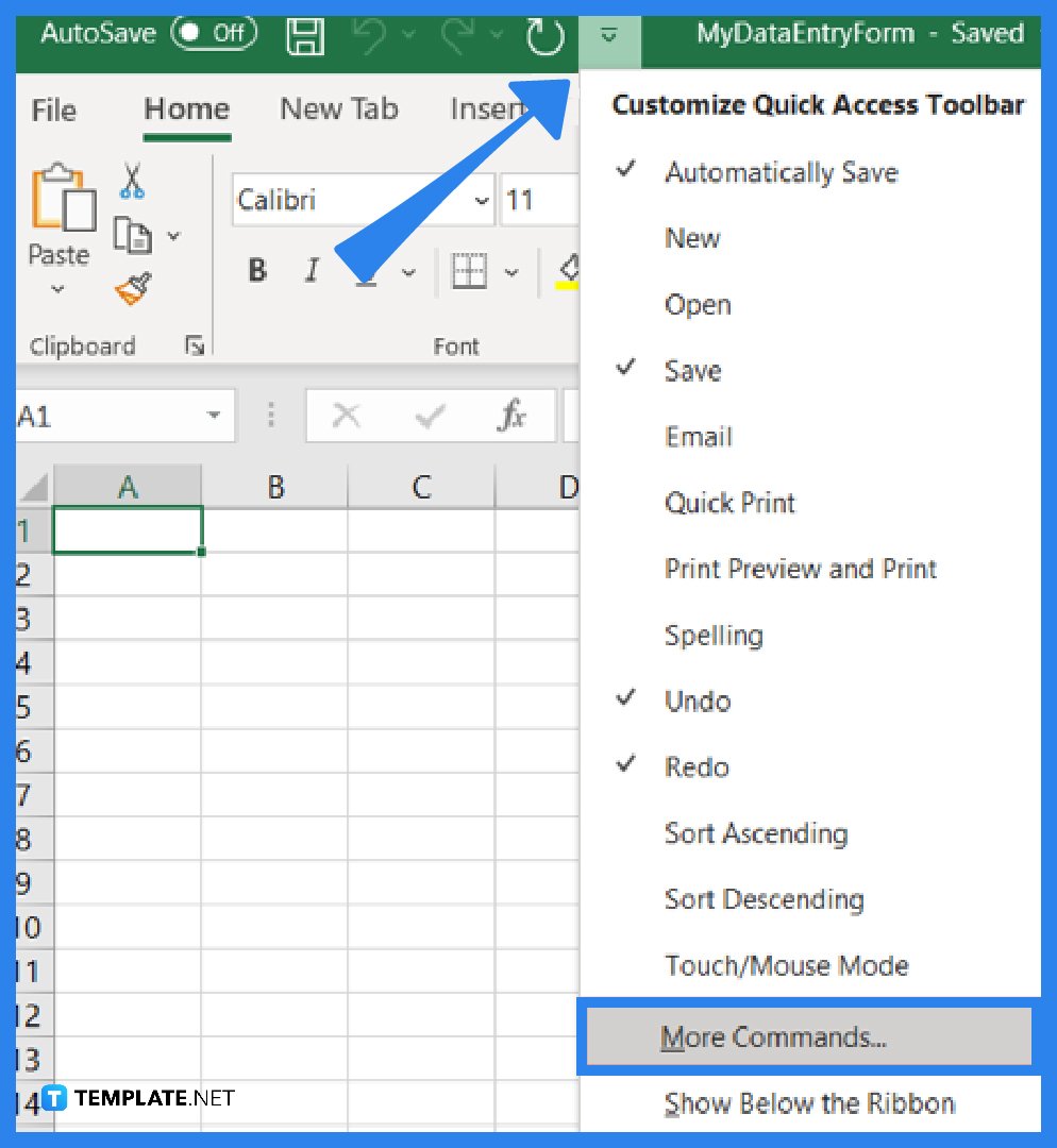 how-to-create-data-entry-form-in-microsoft-excel-step-01