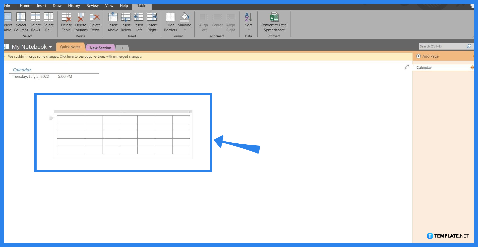 How to Create Microsoft OneNote Calendar