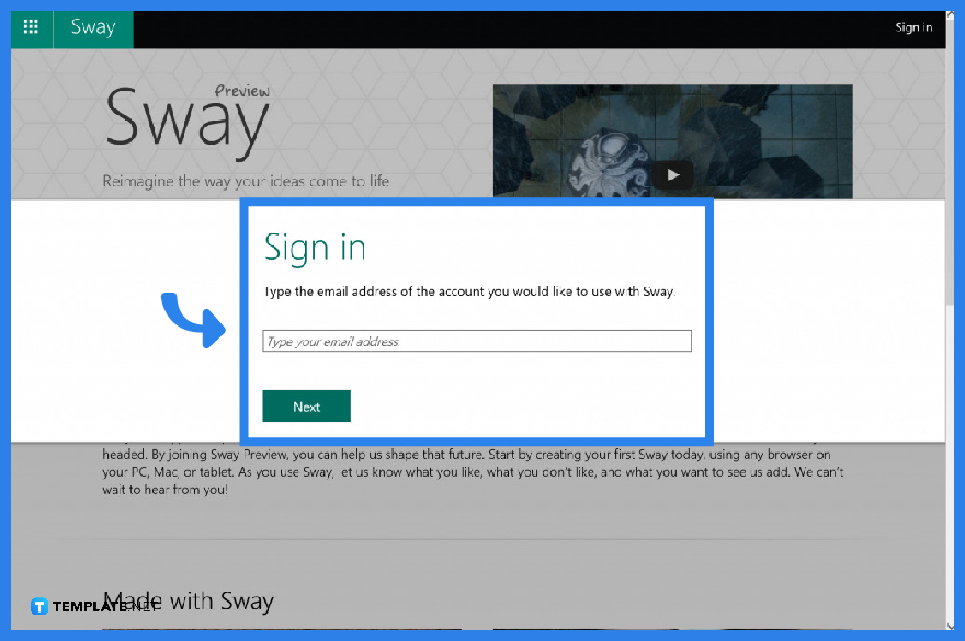 how to create your first microsoft sway step