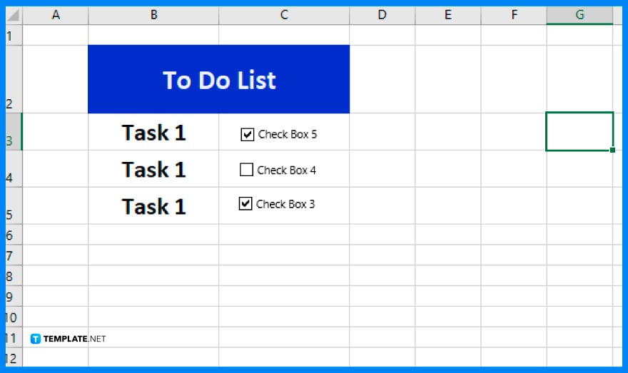 how to create a checklist in microsoft excel step
