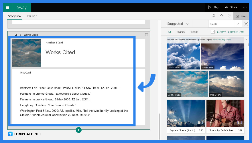 how to create a digital lesson using microsoft sway step