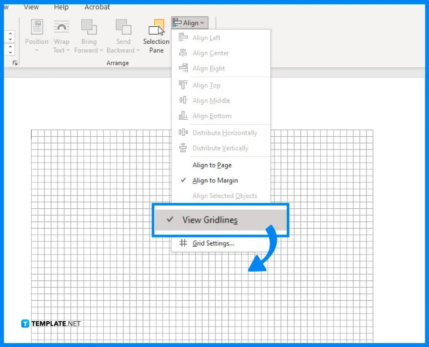 how to create a grid in microsoft word step