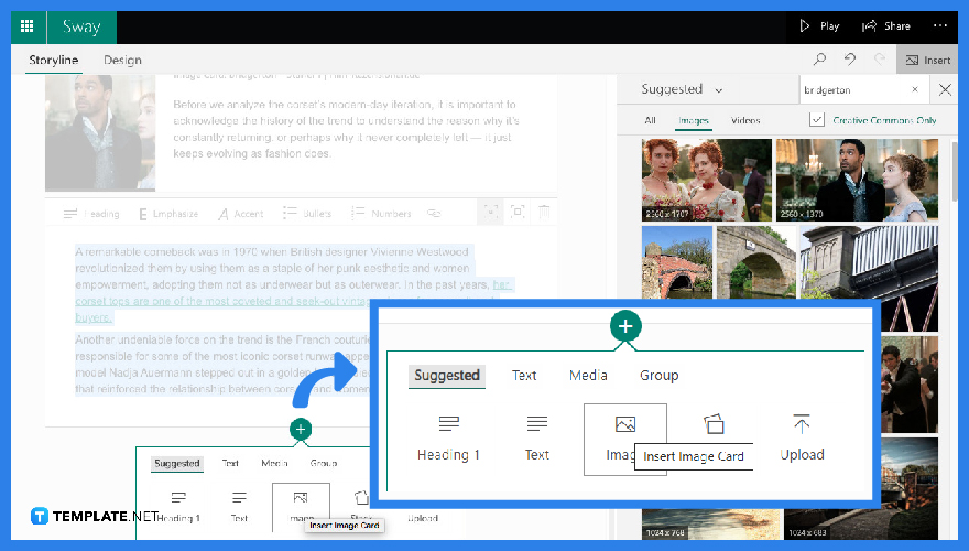 how to create a microsoft sway document step