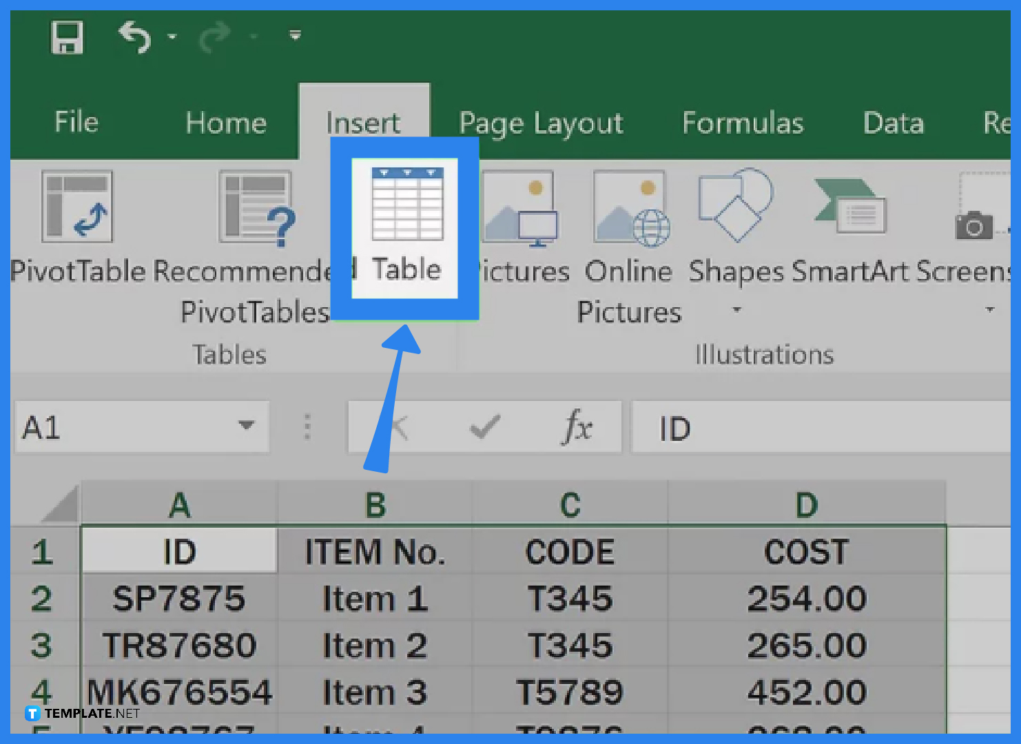 add a new table in design view