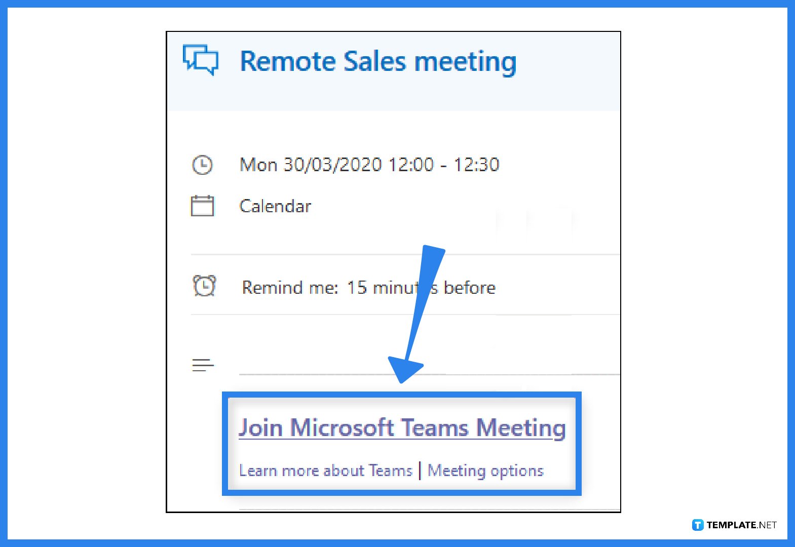 How to Create a Teams Meeting in Outlook - Step 4