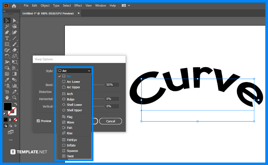 How Do I Curve Text In Adobe Illustrator - Free Word Template