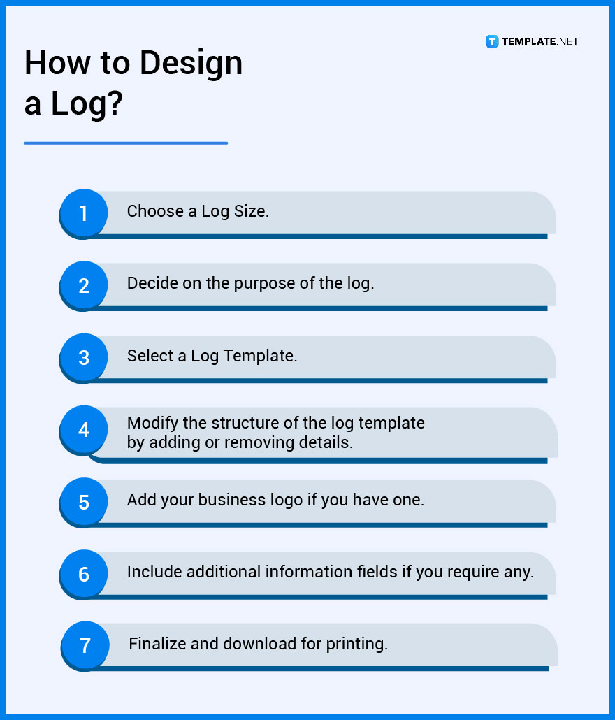 how to design a log