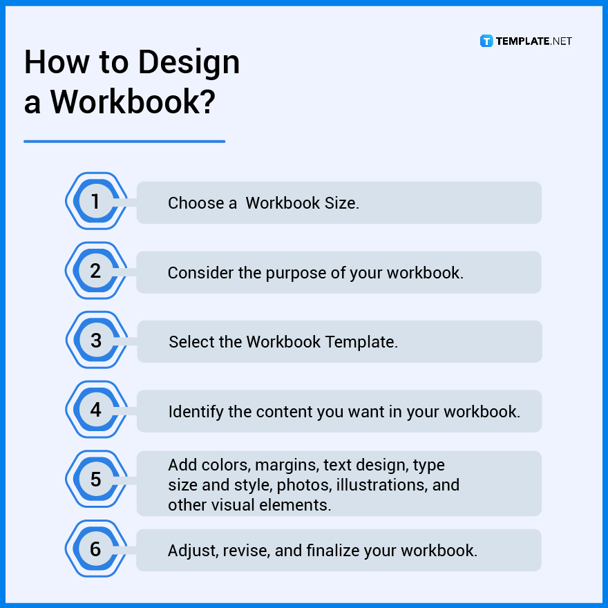 how to design a workbook