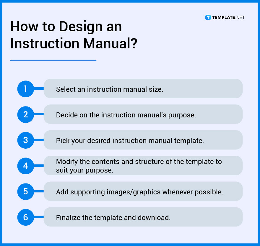 how to design an instruction manual