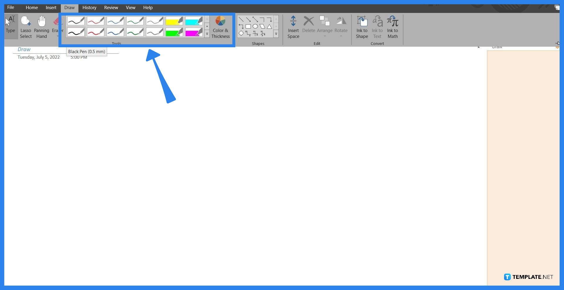 How to Draw on Microsoft OneNote