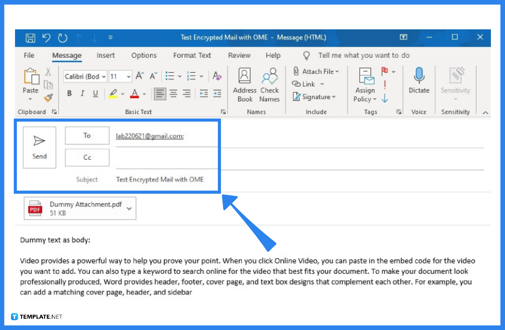 how-to-encrypt-email-in-microsoft-outlook-step-2